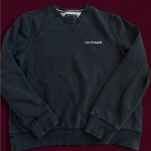 Tommy Hilfiger Men's Dark Blue Crewneck Sweater